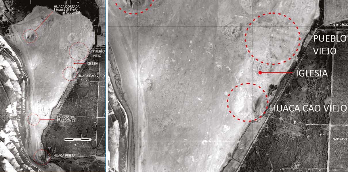 Un templo moche en el complejo arqueológico El Brujo