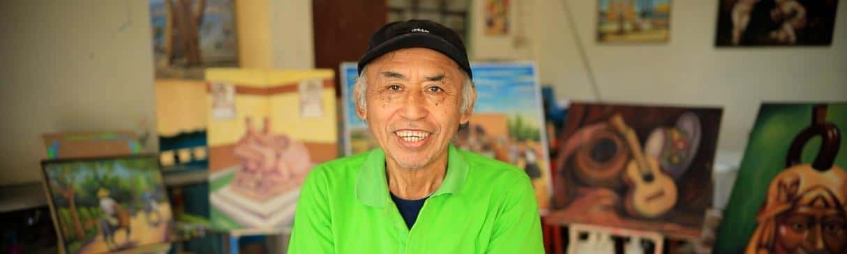 El arte pictórico - Juan Otiniano: “Mi arte es para los demás”